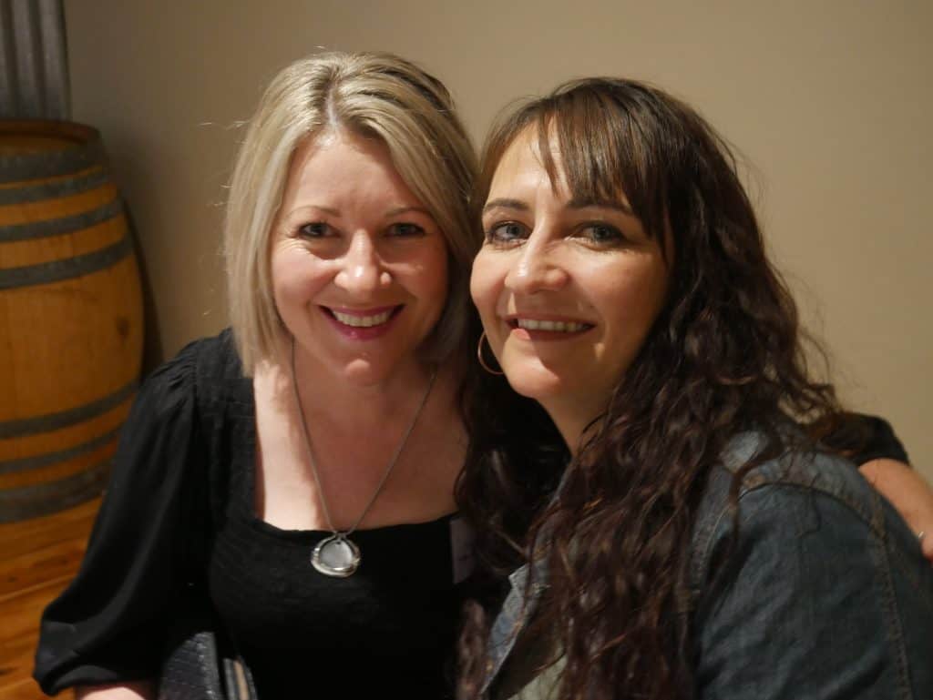 Deanne Armstrong and Anita McCurdy at 2021 AGM Dinner